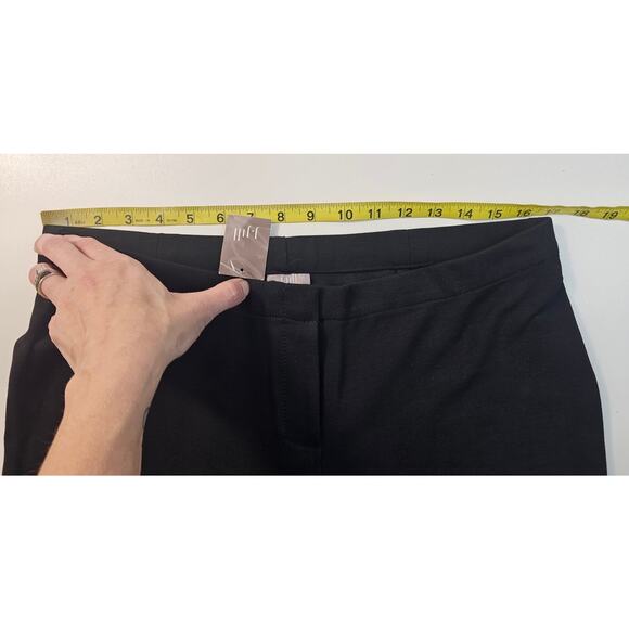 NWT J.jill black pull on pants comfort career casual sz 14 tapered ankle work - Picture 5 of 8
